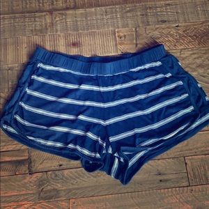 Michael Stars jersey stripe shorts size 0